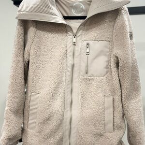Michael Kors Champagne Sherpa Jacket